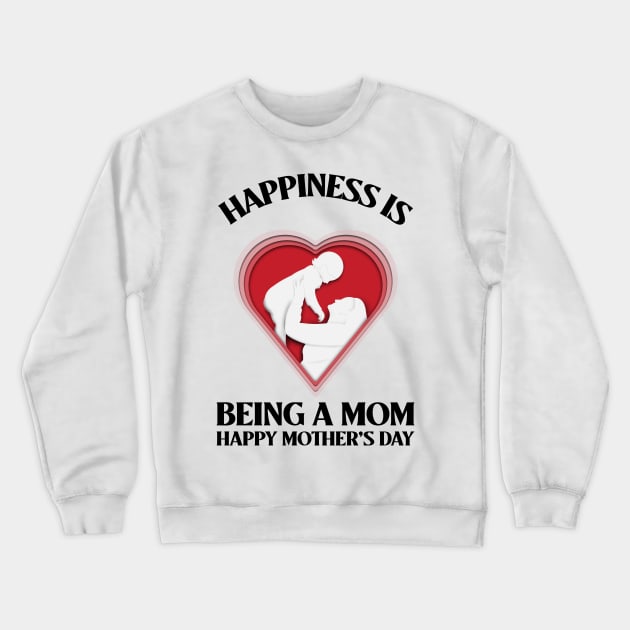 Happy Mothers Day Crewneck Sweatshirt by Tip Top Tee's